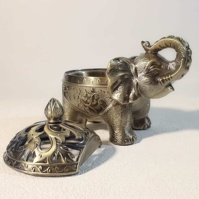 Alloy Elephant Incense Burner Decoration Alloy Elephant Incense Burner Decoration