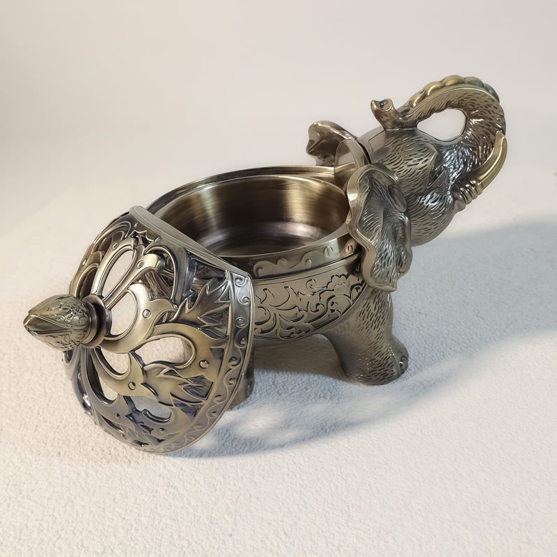 Alloy Elephant Incense Burner Decoration Alloy Elephant Incense Burner Decoration