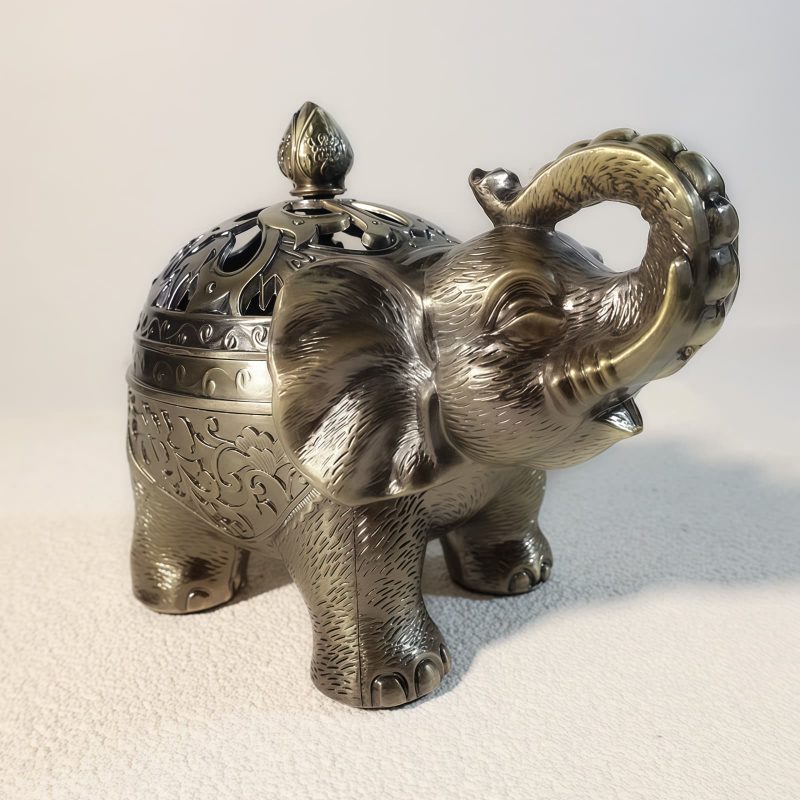 Alloy Elephant Incense Burner Decoration Alloy Elephant Incense Burner Decoration