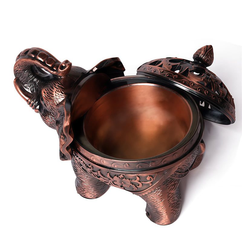 Alloy Elephant Incense Burner Decoration Alloy Elephant Incense Burner Decoration