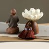Black Peach Wood Buddha Calm Cure Decoration Black Peach Wood Buddha Calm Cure Decoration