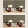 Black Peach Wood Buddha Calm Cure Decoration Black Peach Wood Buddha Calm Cure Decoration