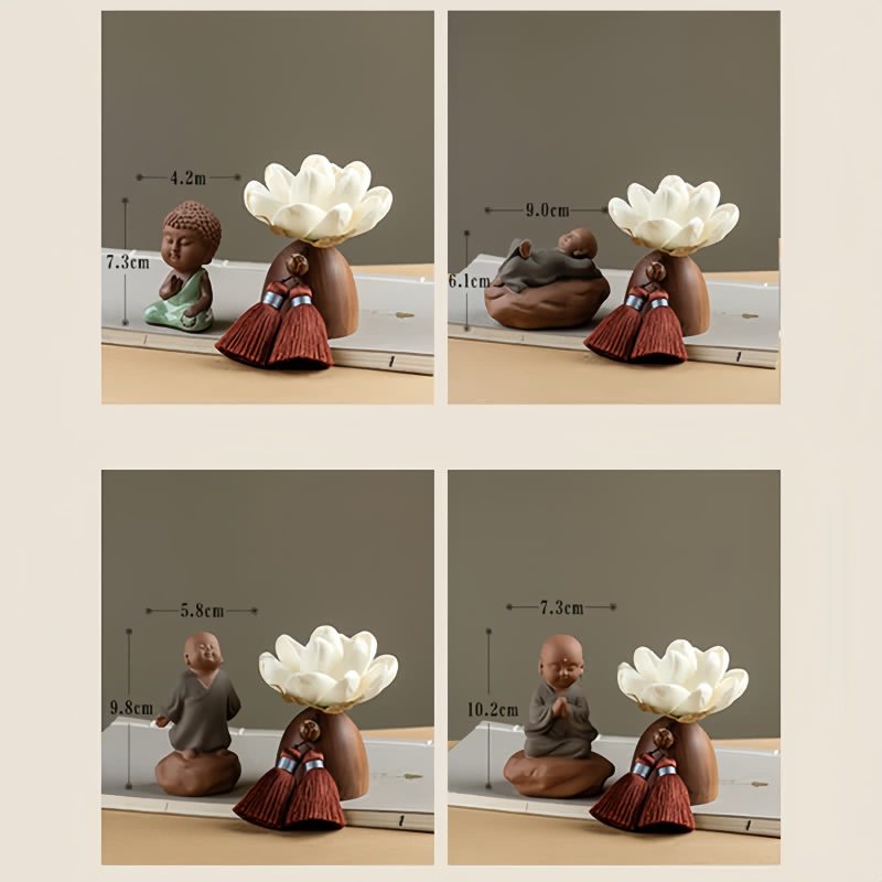 Black Peach Wood Buddha Calm Cure Decoration Black Peach Wood Buddha Calm Cure Decoration