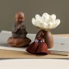 Black Peach Wood Buddha Calm Cure Decoration Black Peach Wood Buddha Calm Cure Decoration