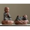 Black Peach Wood Buddha Calm Cure Decoration Black Peach Wood Buddha Calm Cure Decoration