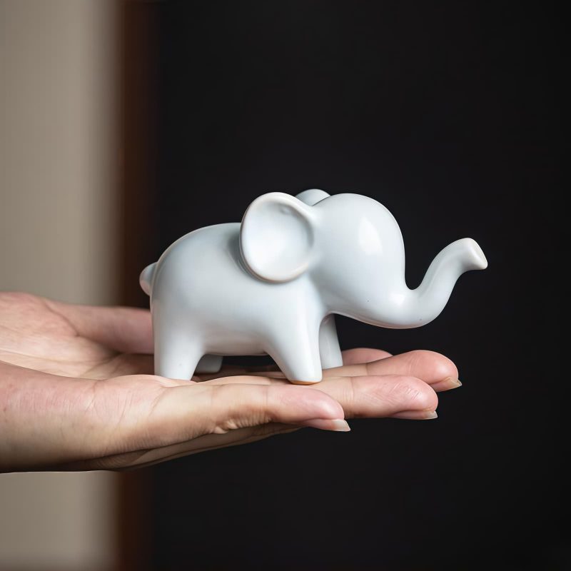 Ceramic Elephant Desk Decoration Ceramic Elephant Desk Decoration
