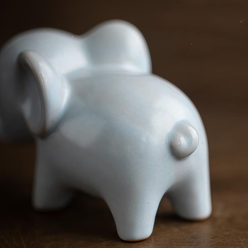 Ceramic Elephant Desk Decoration Ceramic Elephant Desk Decoration