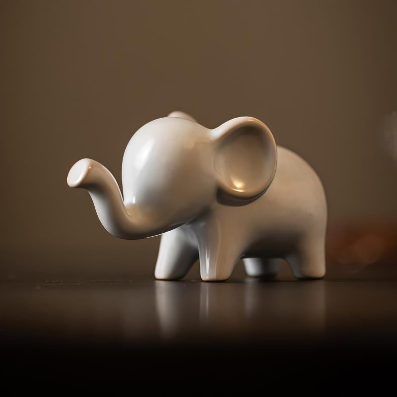 Ceramic Elephant Desk Decoration Ceramic Elephant Desk Decoration