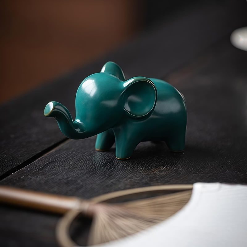 Ceramic Elephant Desk Decoration Ceramic Elephant Desk Decoration