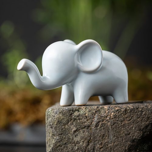 Ceramic Elephant Desk Decoration