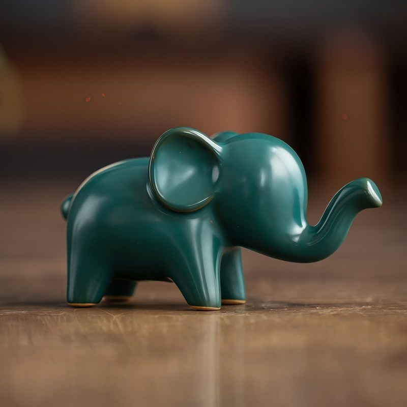 Ceramic Elephant Desk Decoration Ceramic Elephant Desk Decoration