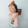 Hand Painted Tibetan Figure Decoration Hand Painted Tibetan Figure Decoration