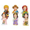 Hand Painted Tibetan Figure Decoration Hand Painted Tibetan Figure Decoration