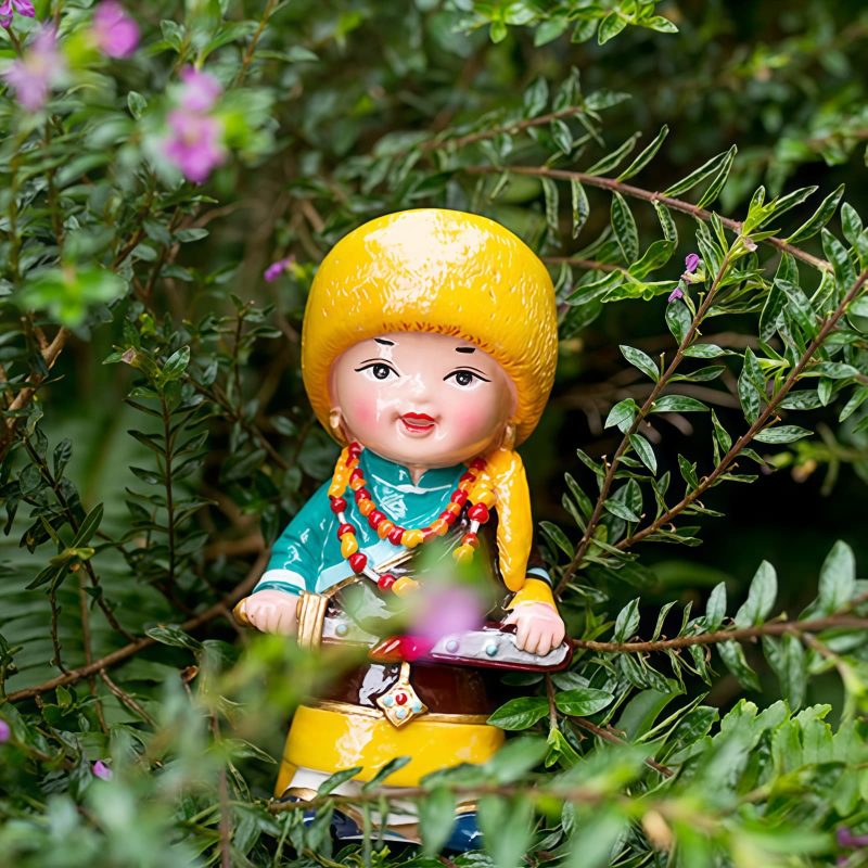 Hand Painted Tibetan Figure Decoration Hand Painted Tibetan Figure Decoration