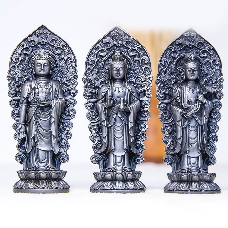 Iron Powder Avalokitesvara Statue Decoration Iron Powder Avalokitesvara Statue Decoration