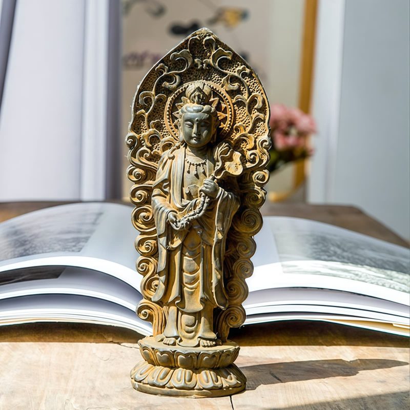 Iron Powder Avalokitesvara Statue Decoration Iron Powder Avalokitesvara Statue Decoration