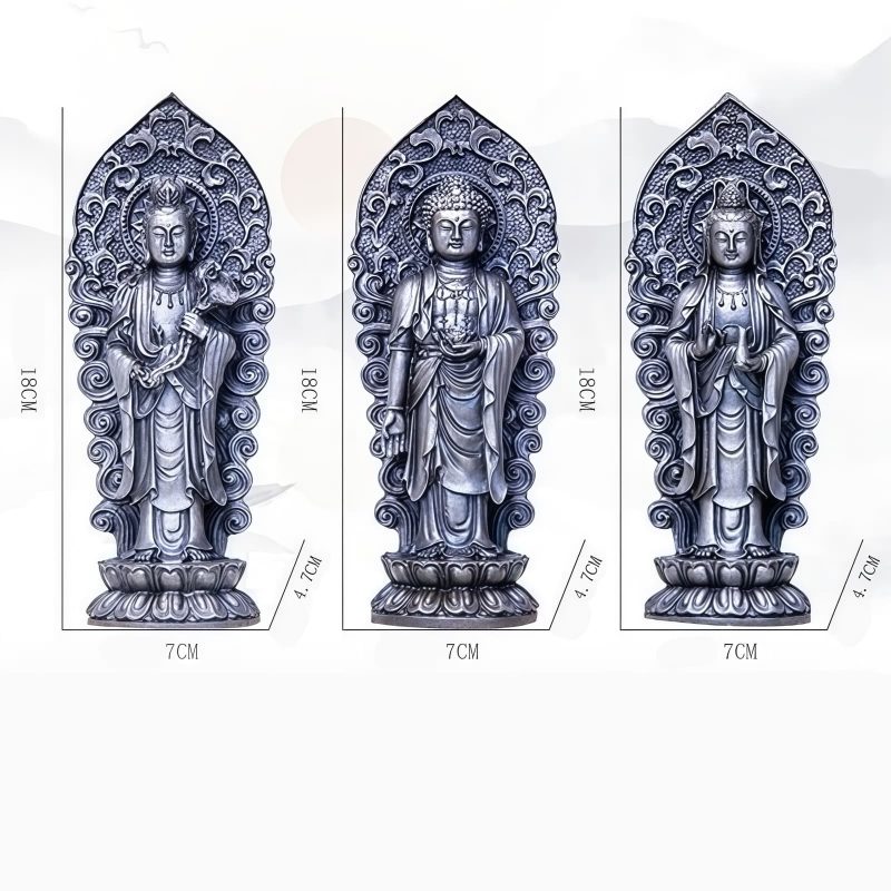 Iron Powder Avalokitesvara Statue Decoration Iron Powder Avalokitesvara Statue Decoration