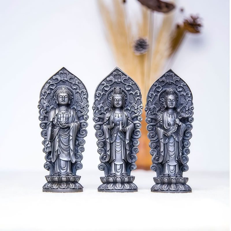 Iron Powder Avalokitesvara Statue Decoration Iron Powder Avalokitesvara Statue Decoration