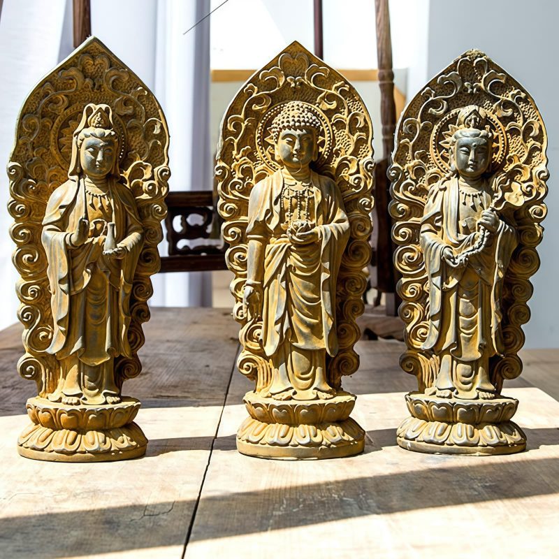 Iron Powder Avalokitesvara Statue Decoration Iron Powder Avalokitesvara Statue Decoration