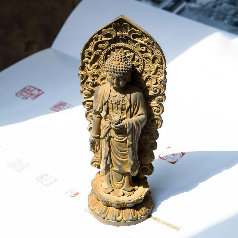Iron Powder Avalokitesvara Statue Decoration Iron Powder Avalokitesvara Statue Decoration