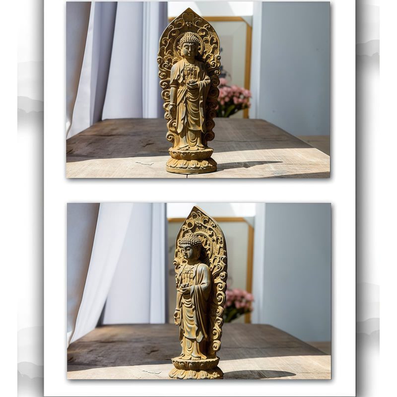 Iron Powder Avalokitesvara Statue Decoration Iron Powder Avalokitesvara Statue Decoration