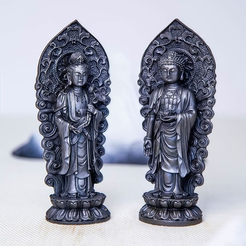 Iron Powder Avalokitesvara Statue Decoration Iron Powder Avalokitesvara Statue Decoration