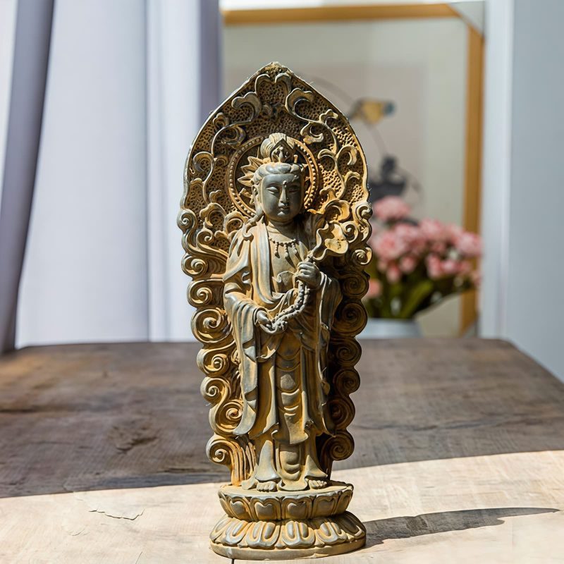 Iron Powder Avalokitesvara Statue Decoration Iron Powder Avalokitesvara Statue Decoration