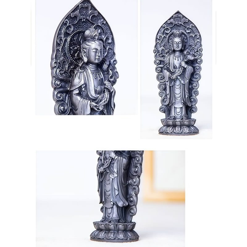 Iron Powder Avalokitesvara Statue Decoration Iron Powder Avalokitesvara Statue Decoration