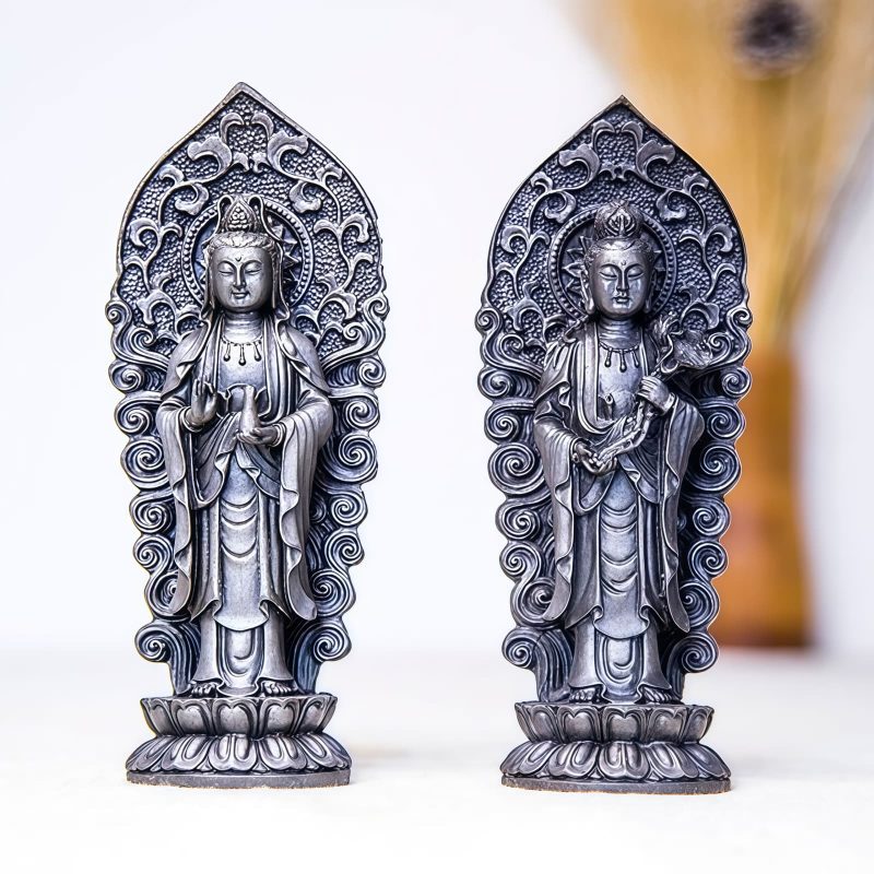 Iron Powder Avalokitesvara Statue Decoration Iron Powder Avalokitesvara Statue Decoration