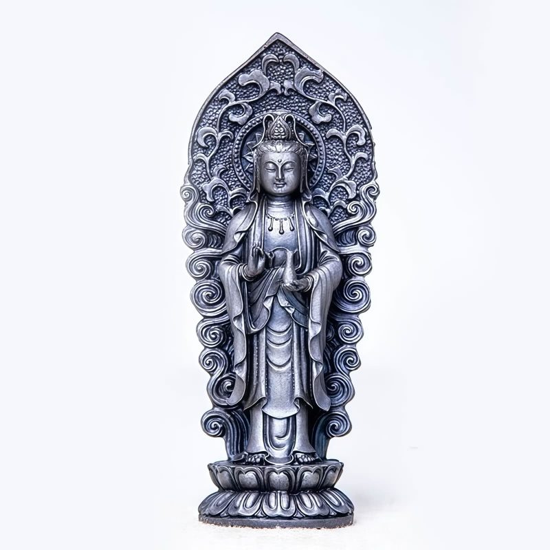 Iron Powder Avalokitesvara Statue Decoration Iron Powder Avalokitesvara Statue Decoration