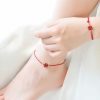 Natural Cinnabar Four Leaf Clover Bracelet Natural Cinnabar Four Leaf Clover Bracelet