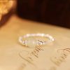 Natural Hetian Jade Adjustable Elastic Ring Natural Hetian Jade Adjustable Elastic Ring
