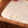 Natural Hetian Jade Adjustable Elastic Ring Natural Hetian Jade Adjustable Elastic Ring