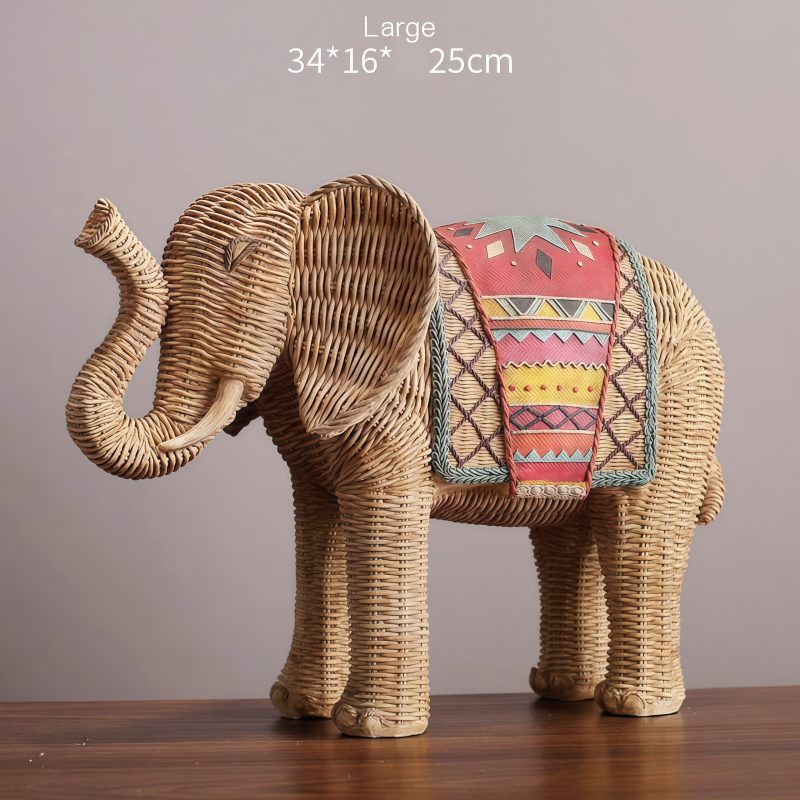 Resin Elephant Wisdom Home Decoration Resin Elephant Wisdom Home Decoration