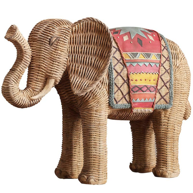 Resin Elephant Wisdom Home Decoration Resin Elephant Wisdom Home Decoration