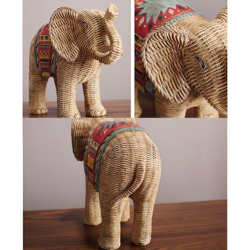 Resin Elephant Wisdom Home Decoration Resin Elephant Wisdom Home Decoration