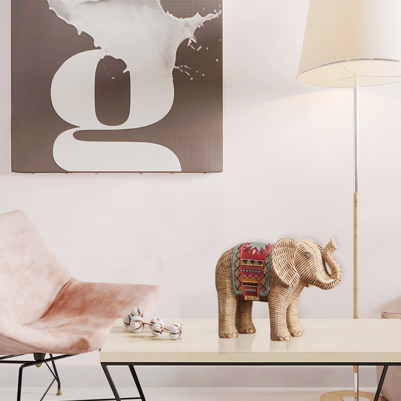 Resin Elephant Wisdom Home Decoration Resin Elephant Wisdom Home Decoration