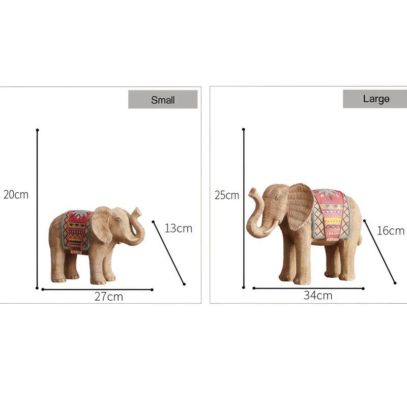 Resin Elephant Wisdom Home Decoration Resin Elephant Wisdom Home Decoration