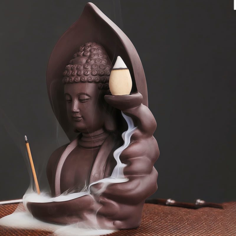 Tibetan Avalokitesvara Lotus Incense Burner Tibetan Avalokitesvara Lotus Incense Burner