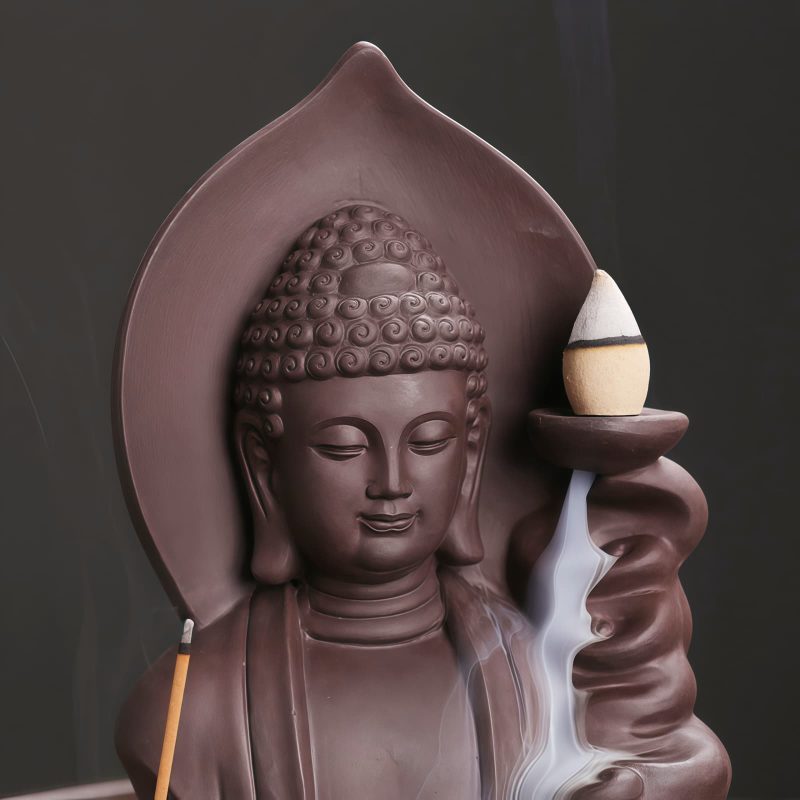 Tibetan Avalokitesvara Lotus Incense Burner Tibetan Avalokitesvara Lotus Incense Burner