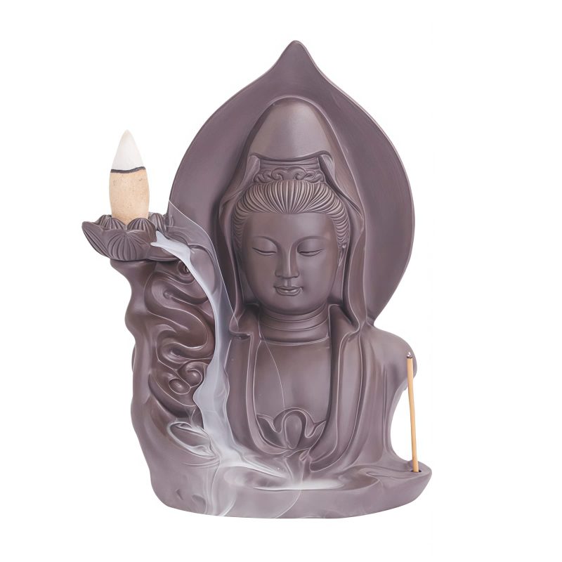 Tibetan Avalokitesvara Lotus Incense Burner Tibetan Avalokitesvara Lotus Incense Burner