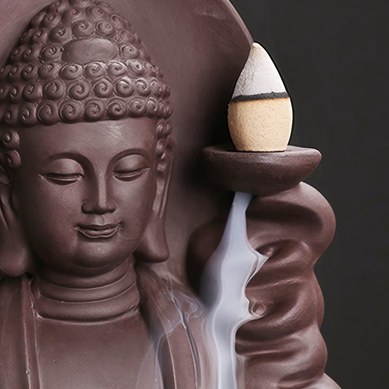 Tibetan Avalokitesvara Lotus Incense Burner Tibetan Avalokitesvara Lotus Incense Burner