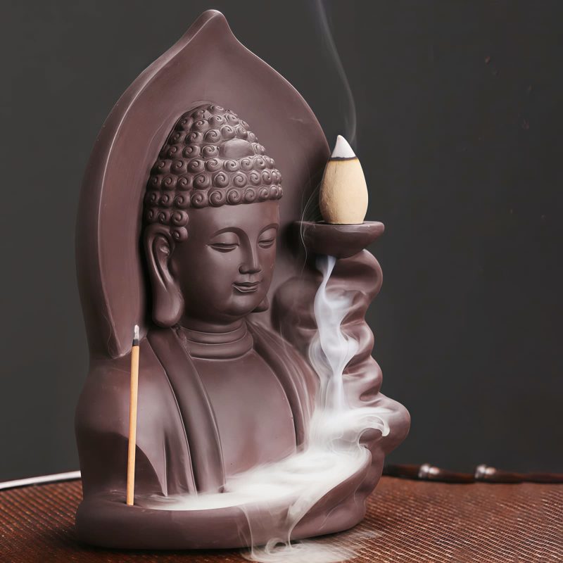 Tibetan Avalokitesvara Lotus Incense Burner Tibetan Avalokitesvara Lotus Incense Burner