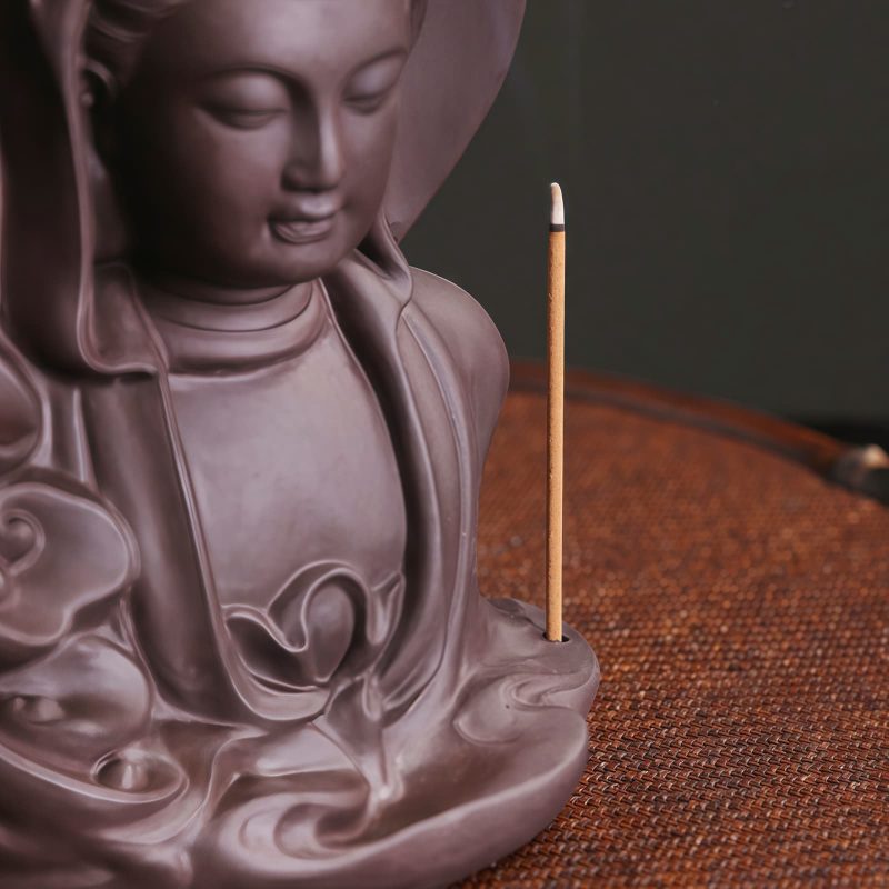 Tibetan Avalokitesvara Lotus Incense Burner Tibetan Avalokitesvara Lotus Incense Burner