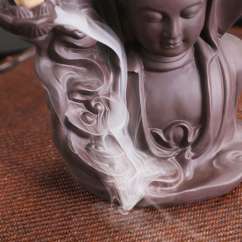 Tibetan Avalokitesvara Lotus Incense Burner Tibetan Avalokitesvara Lotus Incense Burner