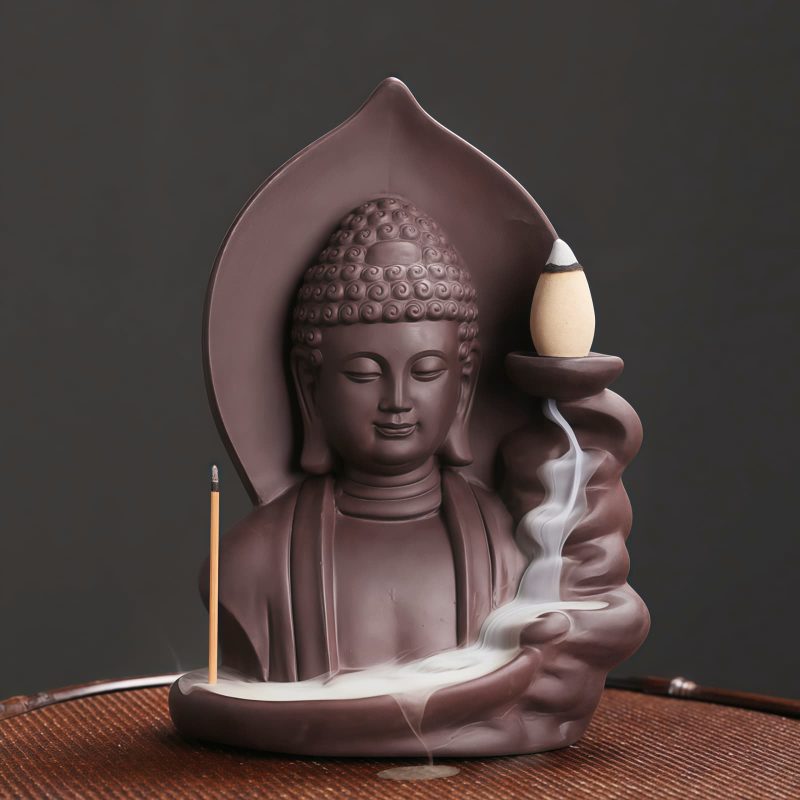 Tibetan Avalokitesvara Lotus Incense Burner Tibetan Avalokitesvara Lotus Incense Burner