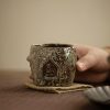 Vintage Dunhuang Buddha Engraved Teacup Vintage Dunhuang Buddha Engraved Teacup