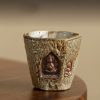 Vintage Dunhuang Buddha Engraved Teacup Vintage Dunhuang Buddha Engraved Teacup