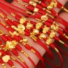 999 Solid Gold Tibetan Belly Chain with Red String 999 Solid Gold Tibetan Belly Chain with Red String