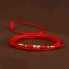 999 Solid Gold Tibetan Belly Chain with Red String 999 Solid Gold Tibetan Belly Chain with Red String
